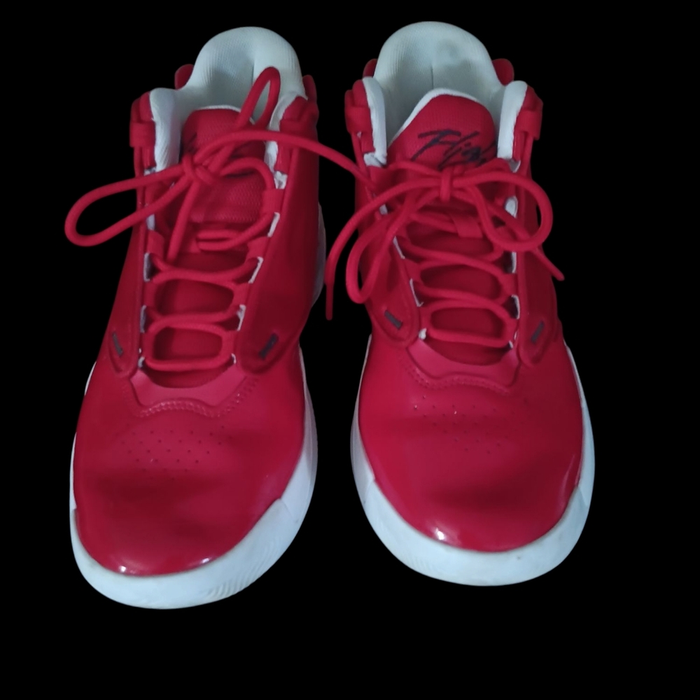 Red Athletic Sneakers Jordans